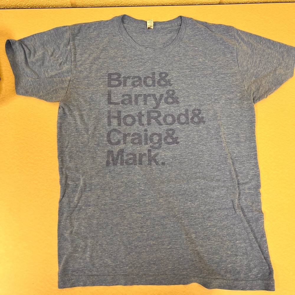 Cavs 80s 90s - American Apparel Blue Track Shirt